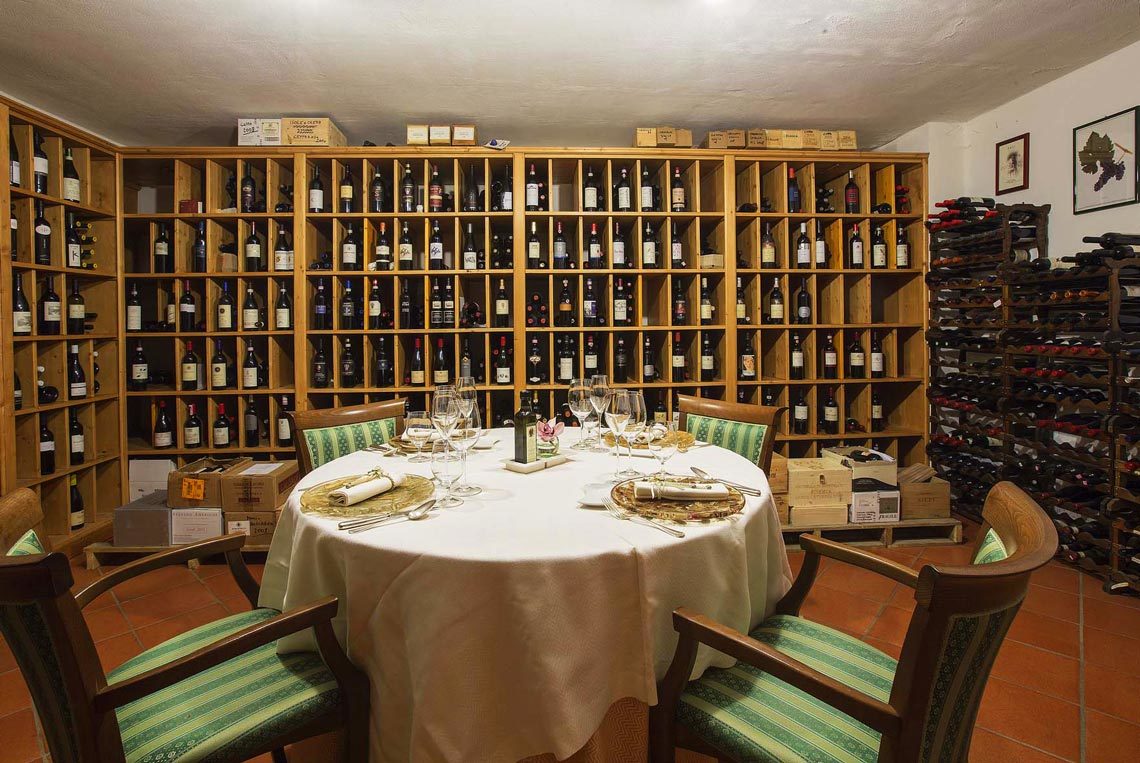 cantina del ristorante albergaccio