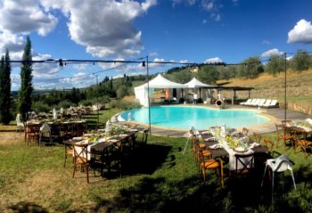 altro esempio di banqueting e servizio catering in campagna